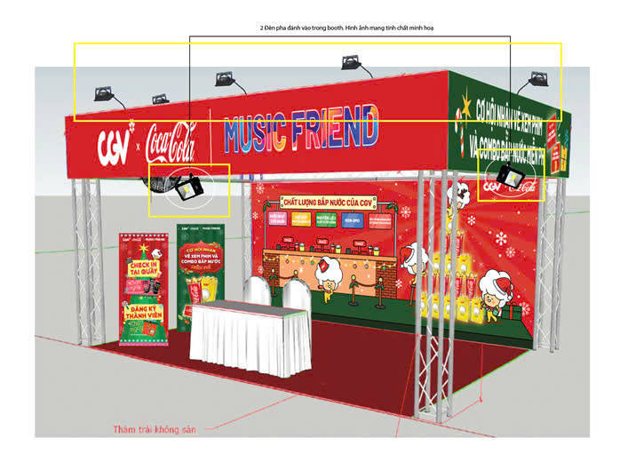 THI CÔNG KHUNG BACKDROP SỰ KIỆN TẠI QUẬN 5-DEMO